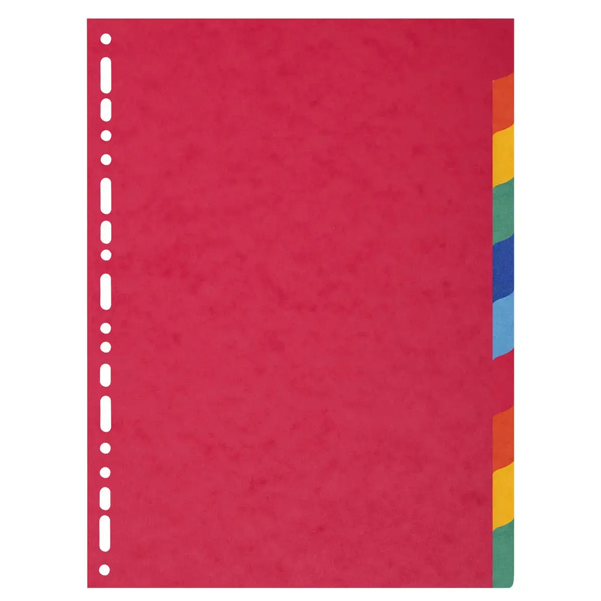 Tabblad recycled karton 220g A4+ 10tabs