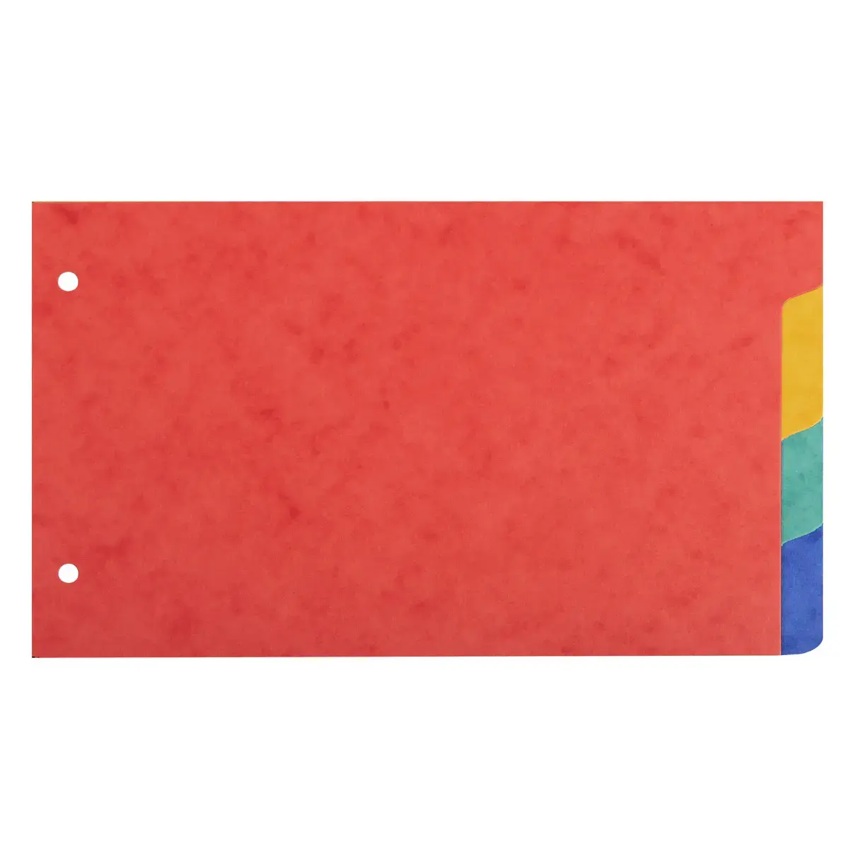 Tabbladen voor Bristol-kaarten in glanzend karton 225 g/m2 4 posities - 125 x 200 mm - Exacompta