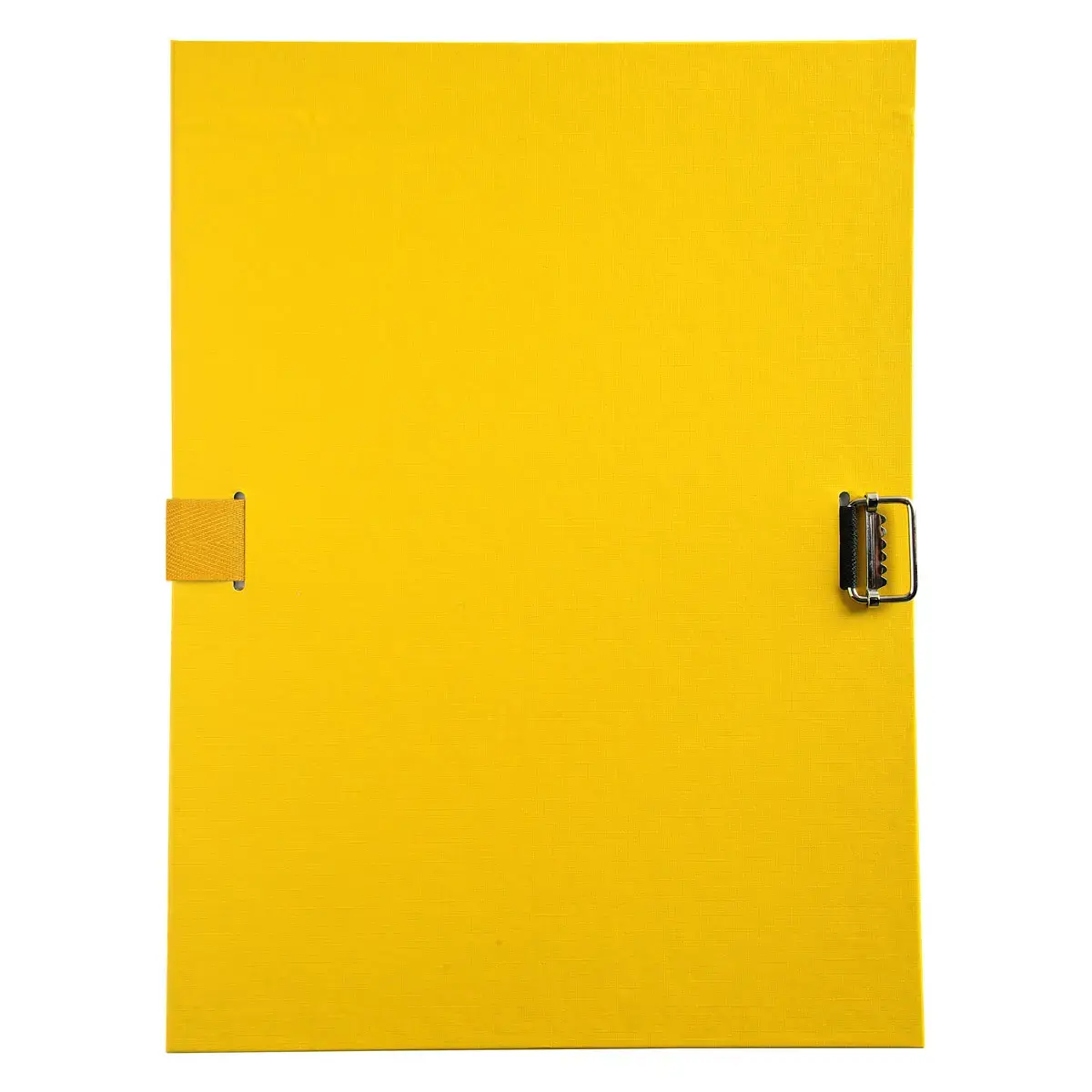Rekbare rugband blouse met voetklep en gespsluiting met geribbelde schuifschakel - polypropyleen - Geel - Exacompta