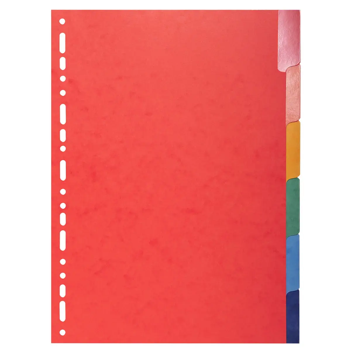 Tabbl. glanskarton 225g A4 verst.6 tabs