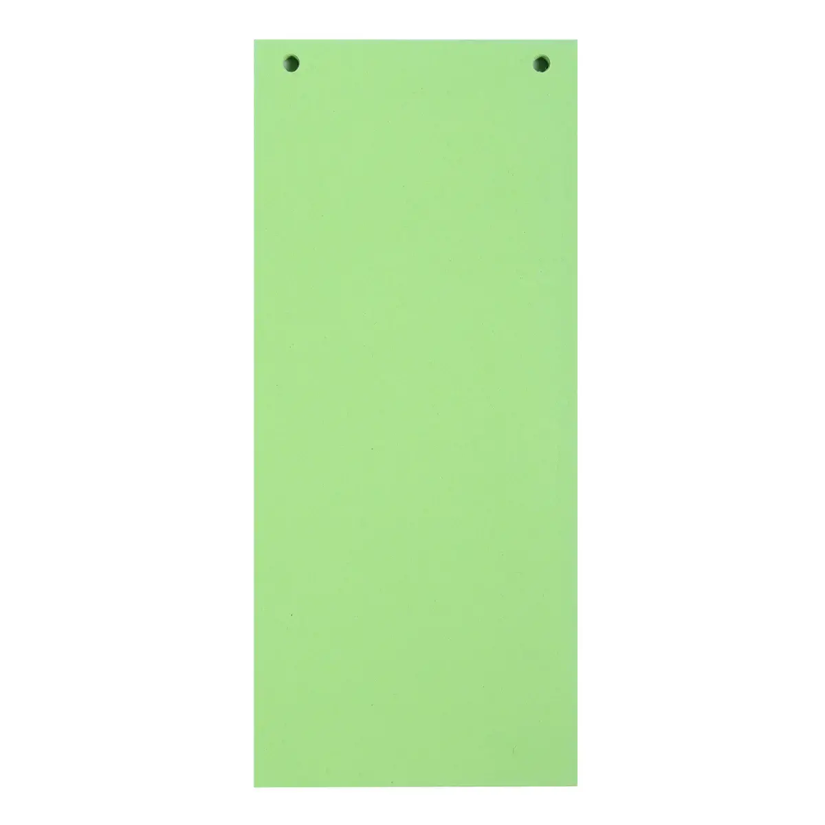 Pak van 100 effen horizontale tabbladen met perforatie Forever - 105 x 240 mm - Groen - Exacompta