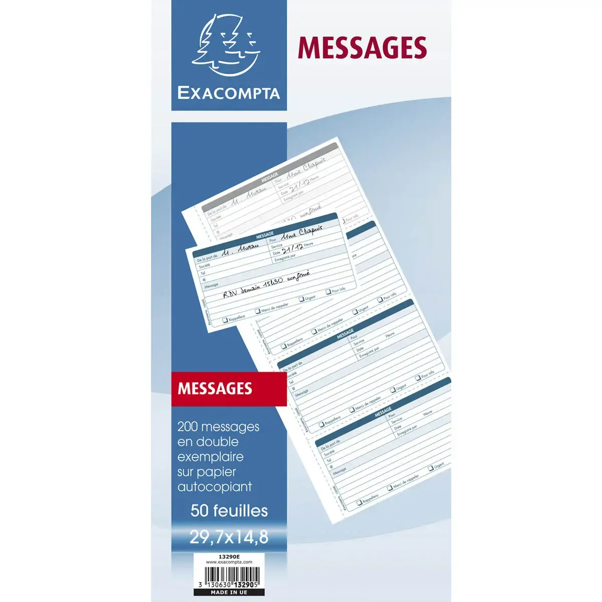 Nota Telefoon 29,7x14,8 50 bl dupli 