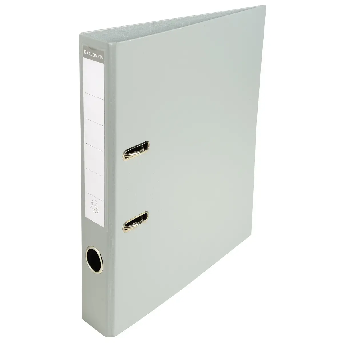 PVC hefboomordner A4 rug 50 mm - Grijs - Exacompta 
