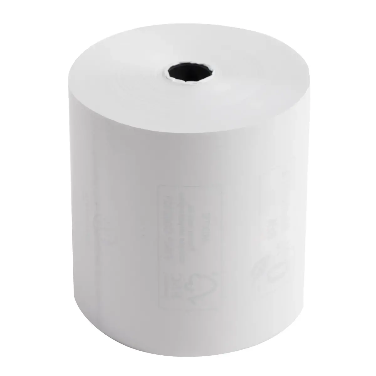 Rol papier voor kassabonnen 80 x 80 mm - 1-laags thermisch 55 g/m2 zonder BPA - Exacompta