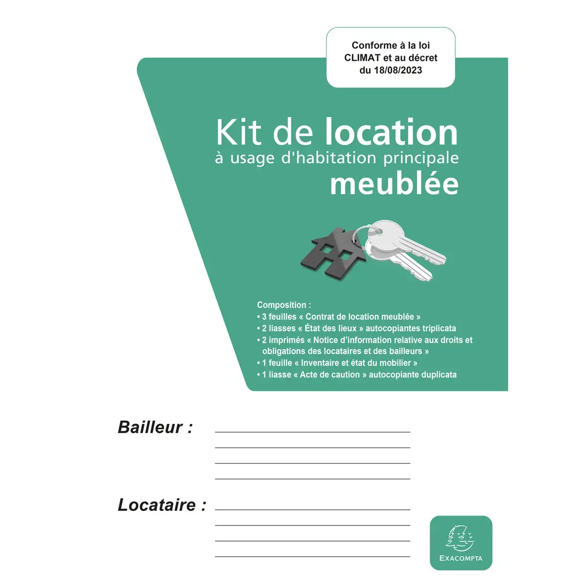 Verhuurd meubilair kit - Exacompta 