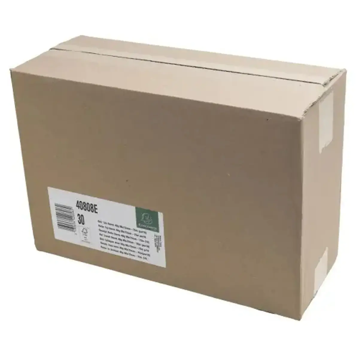 Rol papier voor kassabonnen 80 x 80 mm - 1-laags thermisch 55 g/m2 zonder BPA - Exacompta 