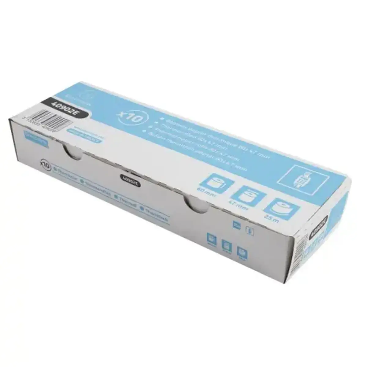 Rol voor bankkaartbonnen 60 x 47 mm - 1-laags thermisch 55 g/m2 zonder BPA - Exacompta 