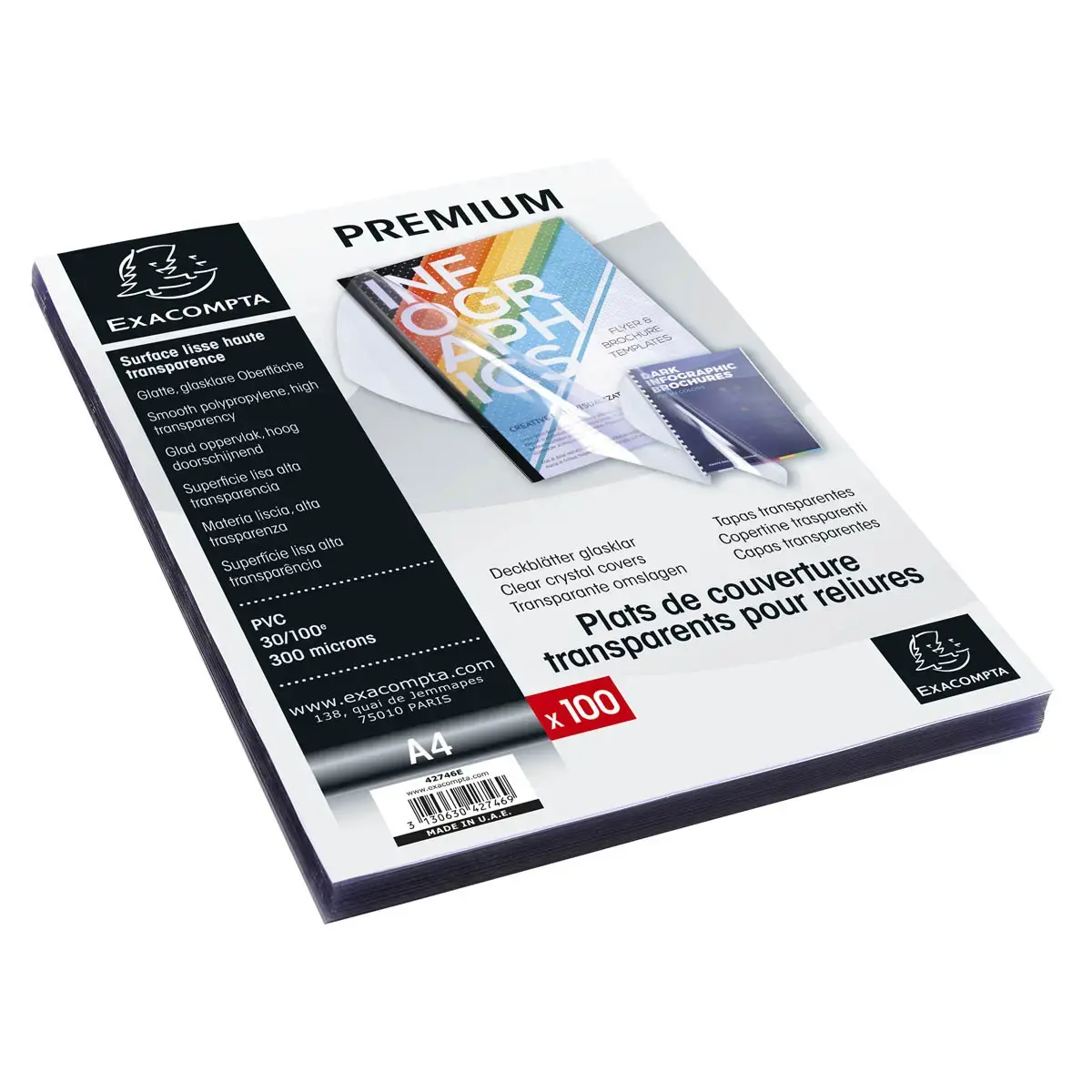 PK 100 inbindkaft PVC 30/100 A4 transp