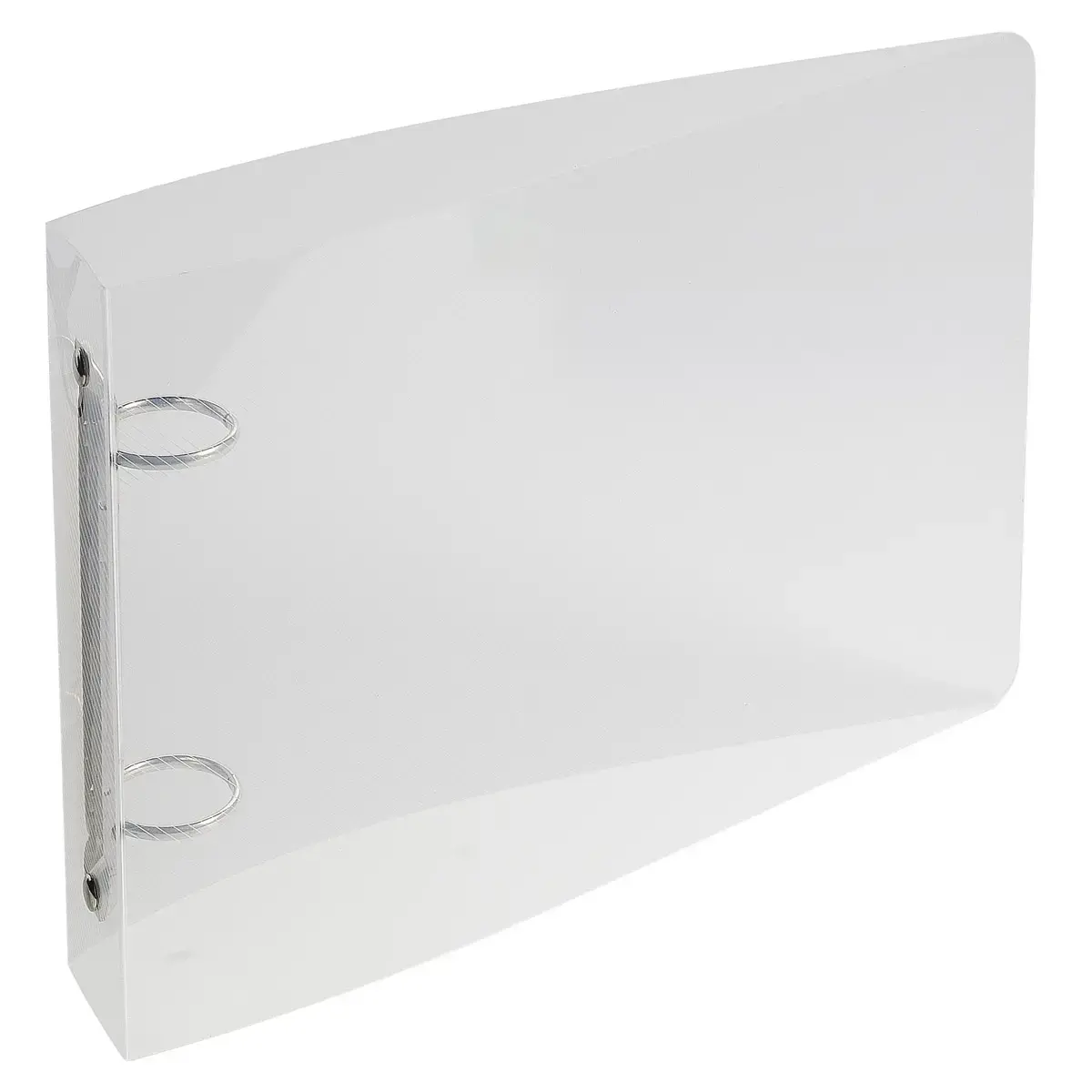 Ringmap voor bristolkaarten 125 x 200 2 ringen 25 mm polypropyleen Crystal colours - Cristal - Exacompta
