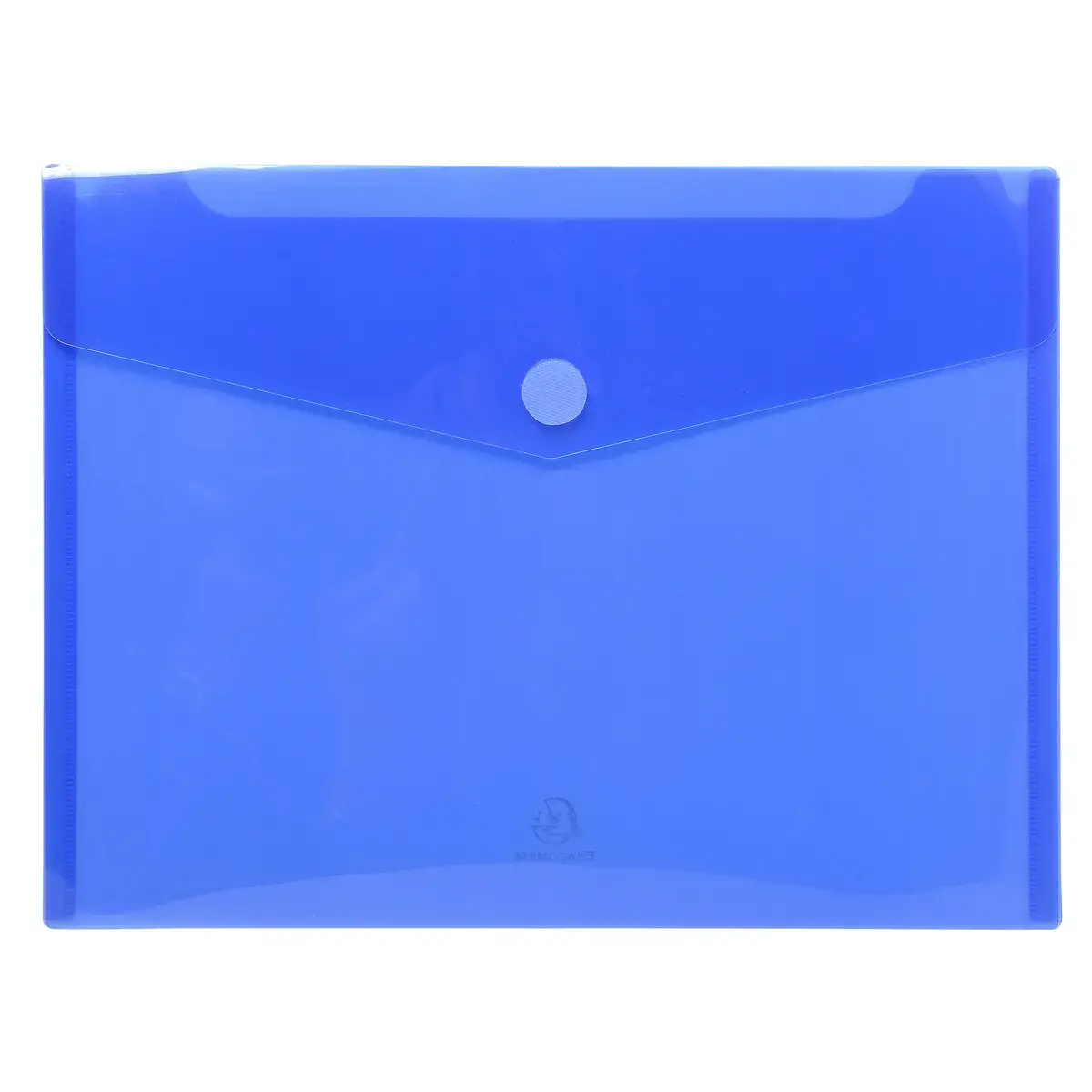 PK 5 Envelop tas klittenb. PP A4 blauw