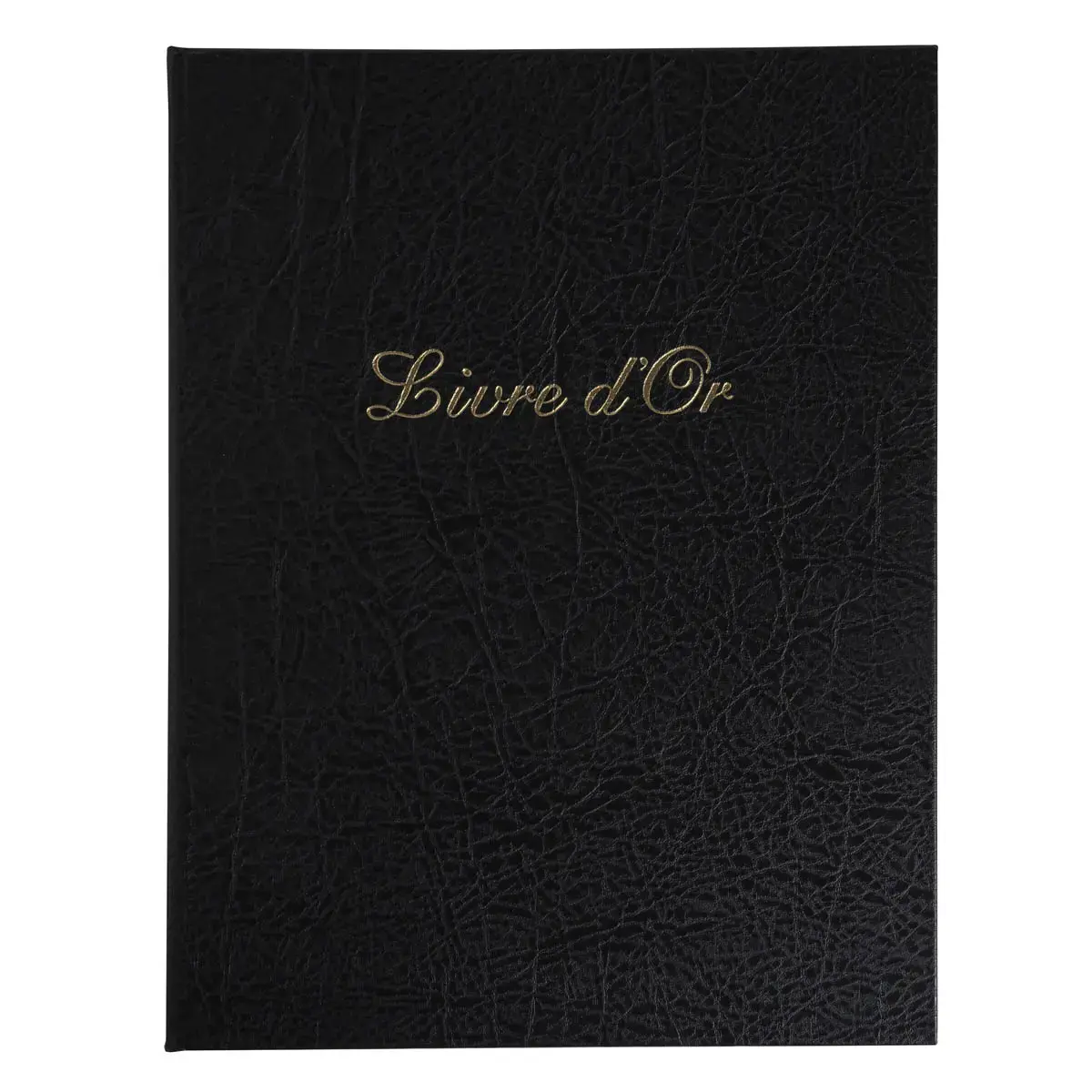 Gastenboek Livre d'Or 27x22cm 100bl zw.