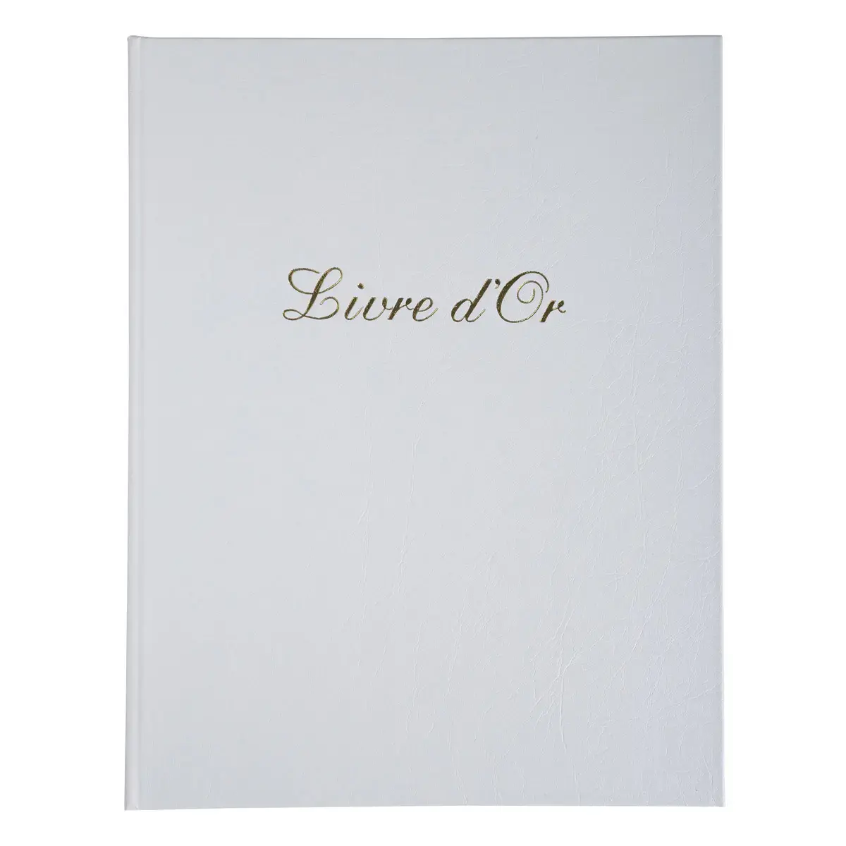 Gastenboek Livre d'Or 27x22cm 100bl wit