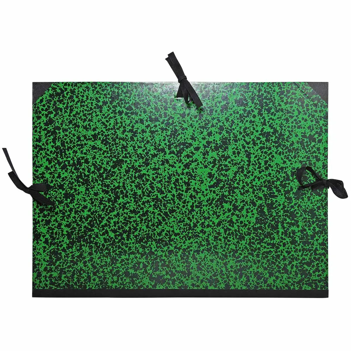 Tekendoos Annonay met linten 37 x 52 cm - Voor formaten B3 en 1/2 raisin - Groen - Exacompta