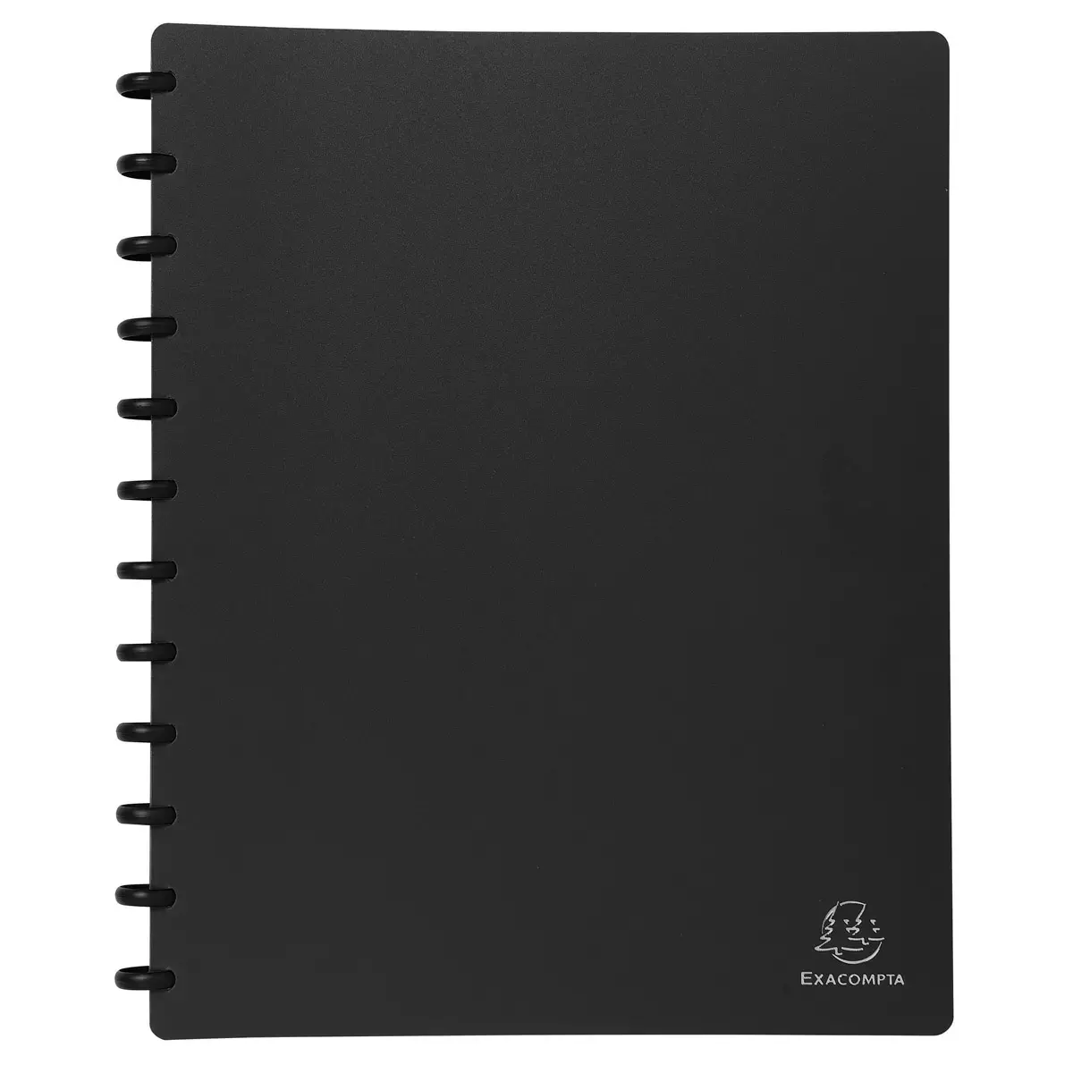 Ringbanden met uitneembare insteekhoezen 60 pagina's - A4 - Zwart - Exacompta 