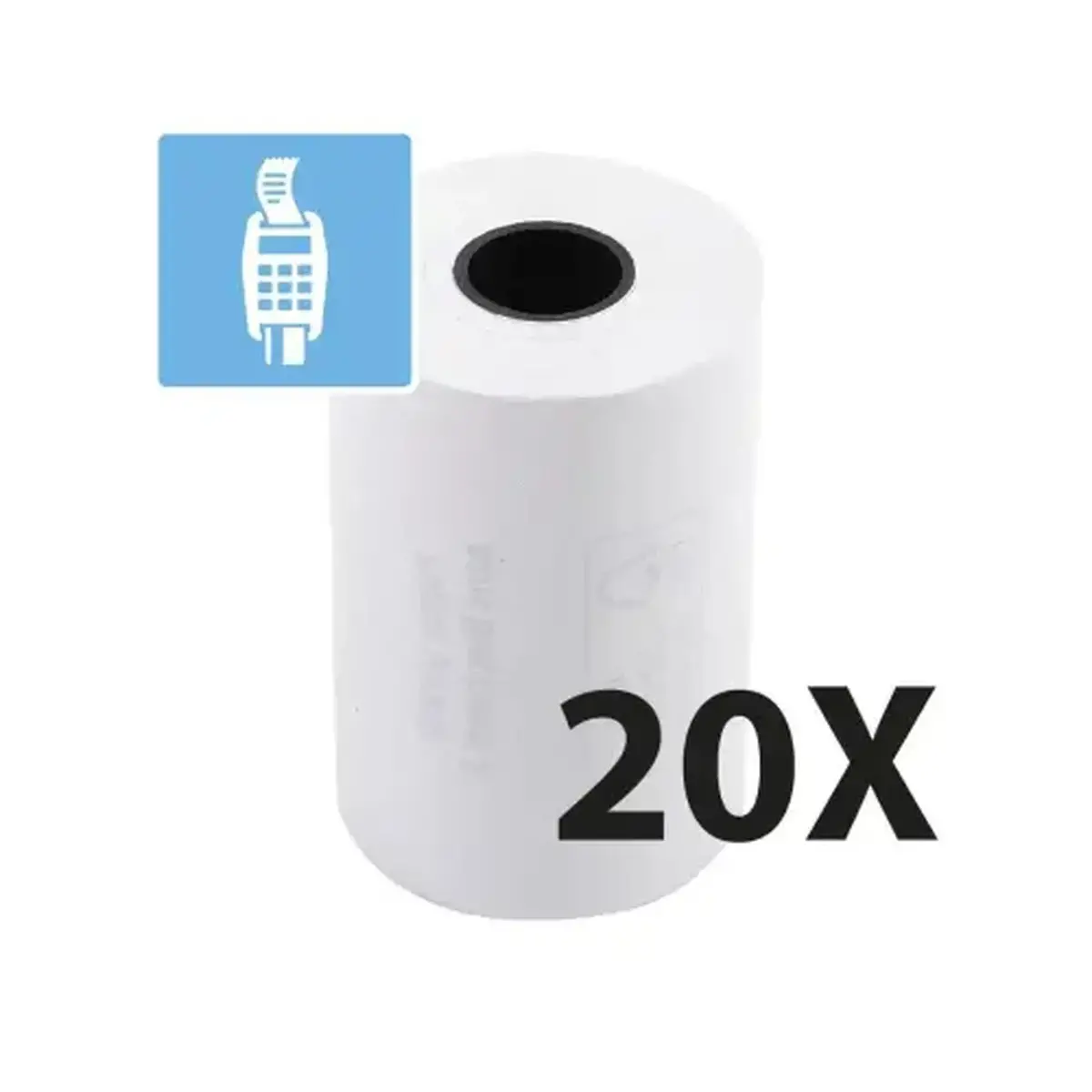 Rol voor bankkaartbonnen 57 x 40 mm - 1-lags thermisch 55 g/m2 zonder BPA - Exacompta 