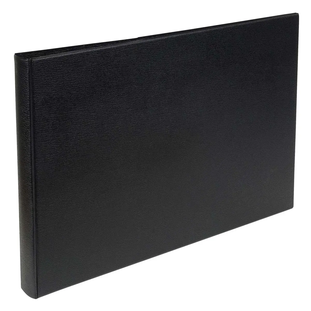 PVC omslagenordner met ronde rug, 4 ringen van 30 mm - A3 liggend - Zwart - Exacompta