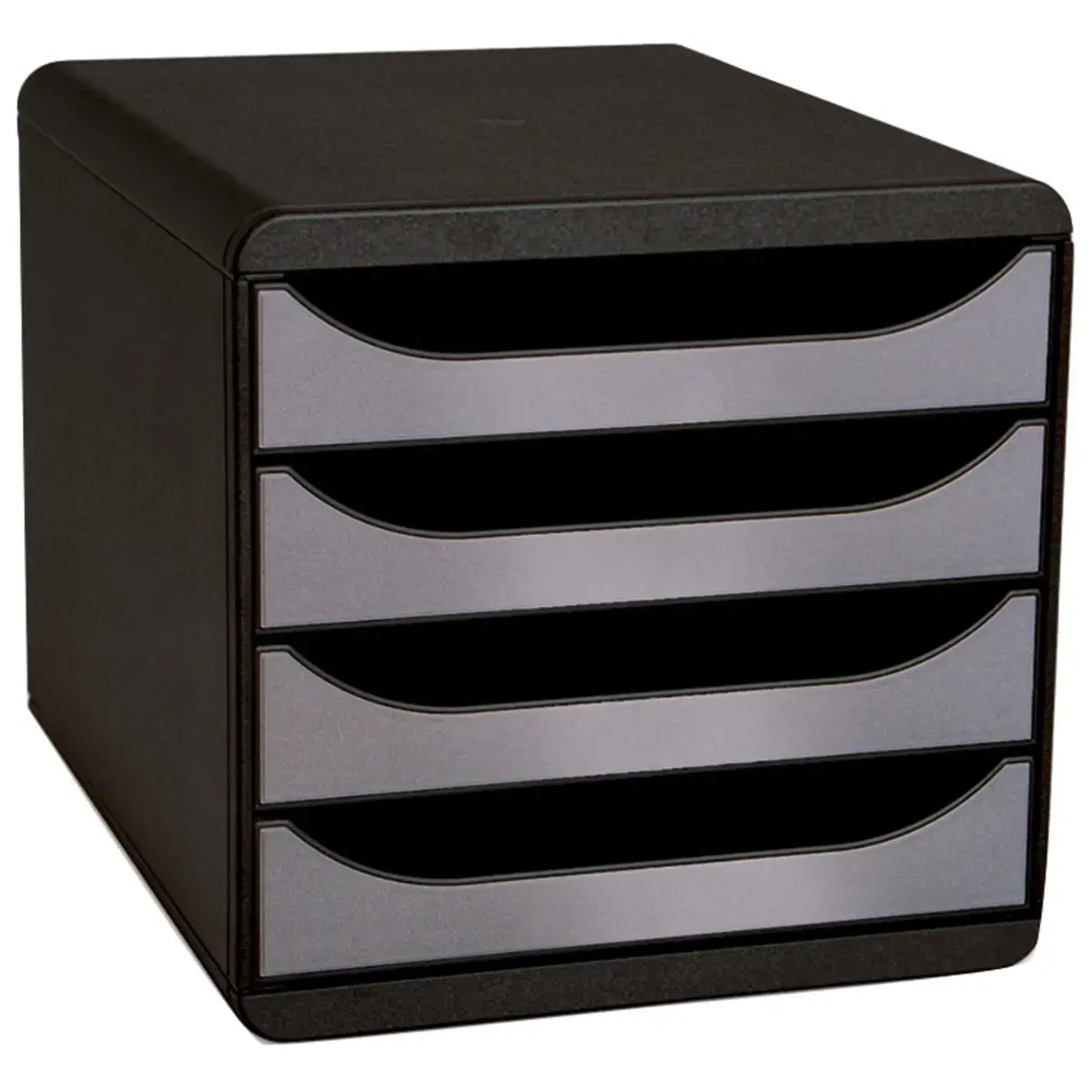 BIG-BOX Pastel zwart/pastel glanzend - Zwart/zilver - Exacompta