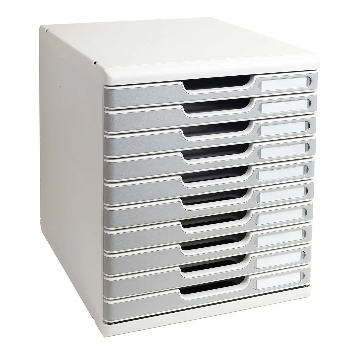 MODULO 10 gesl. Laden lichtgrijs/graniet 
