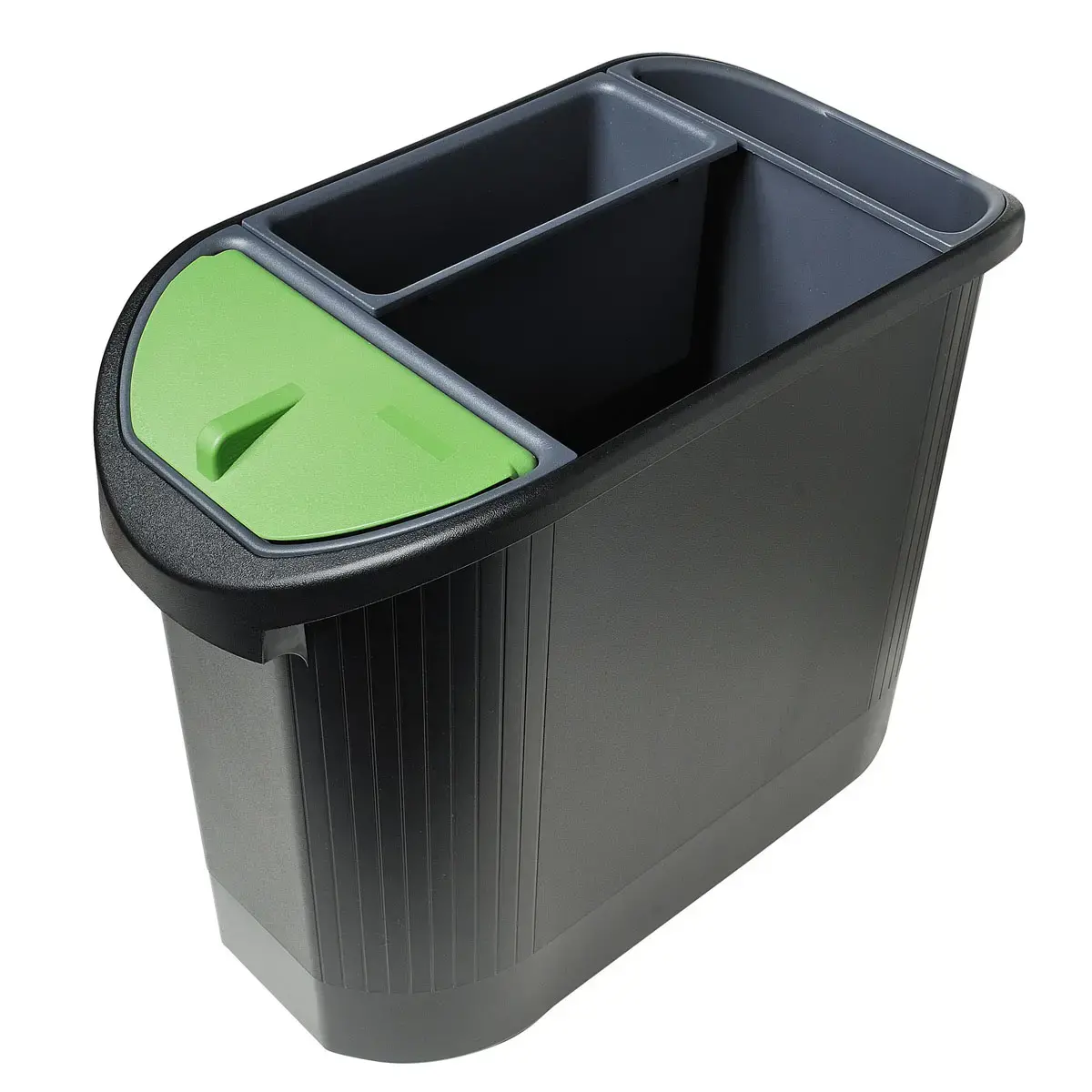 Corb. papier Ecologic zwart/antraciet