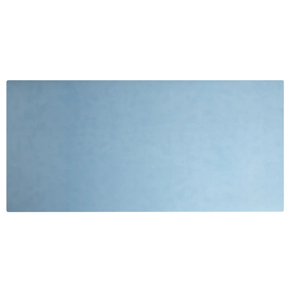Zachte PU onderlegger 43x90cm marine/blauw