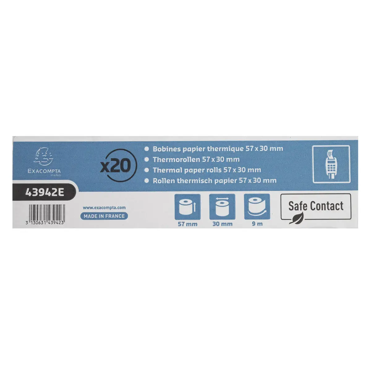 Rol therm 52g 57x30mm-9m SafeContact(20) 