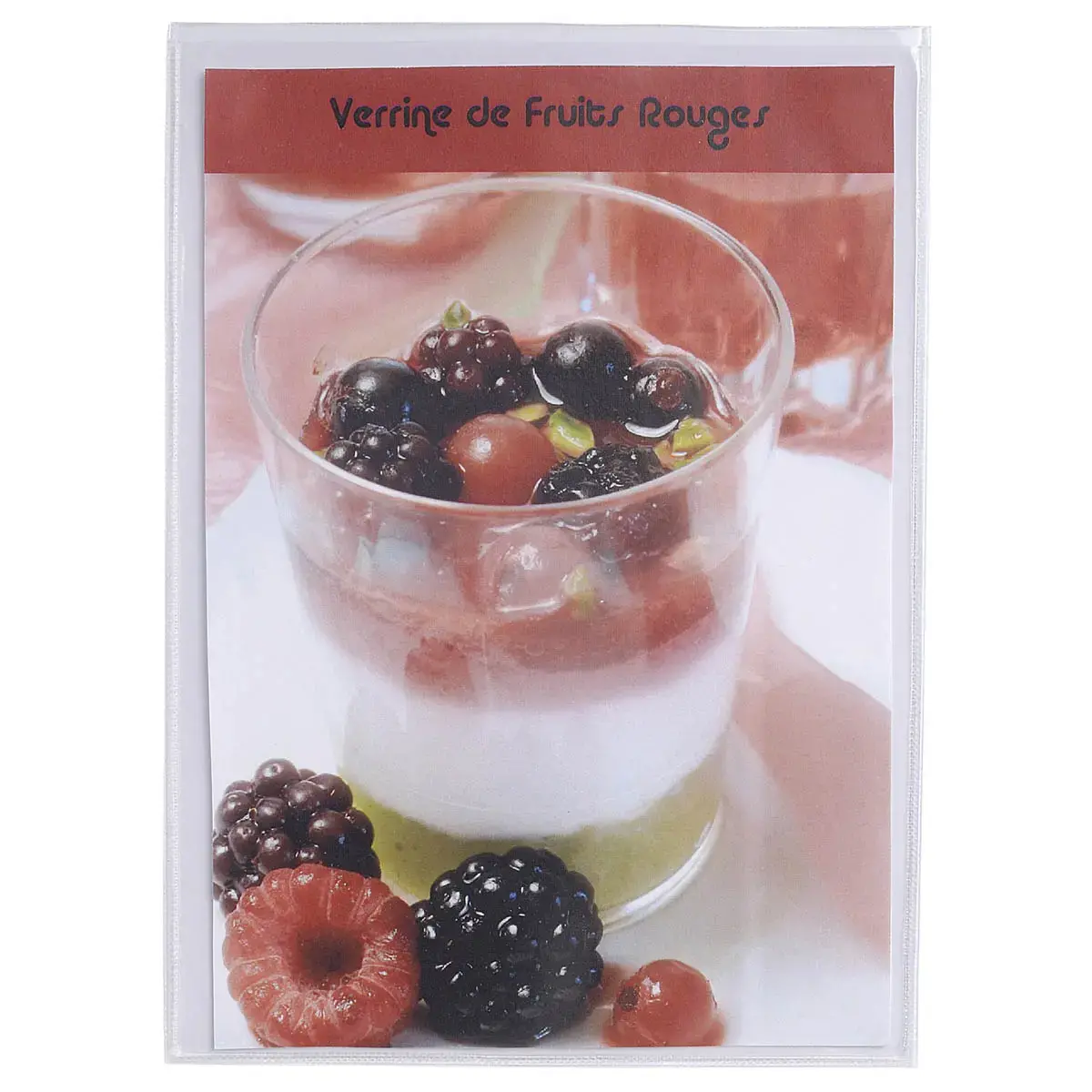 Eenvoudig PVC A6 beschermhoes 