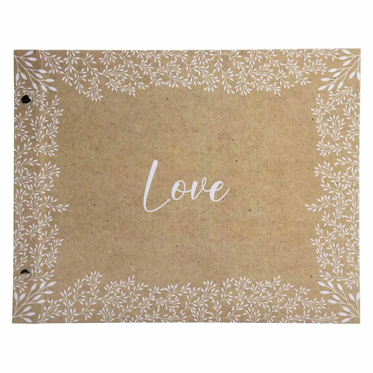 Album met schroeven 40p. wit 37x29cm KRAFT