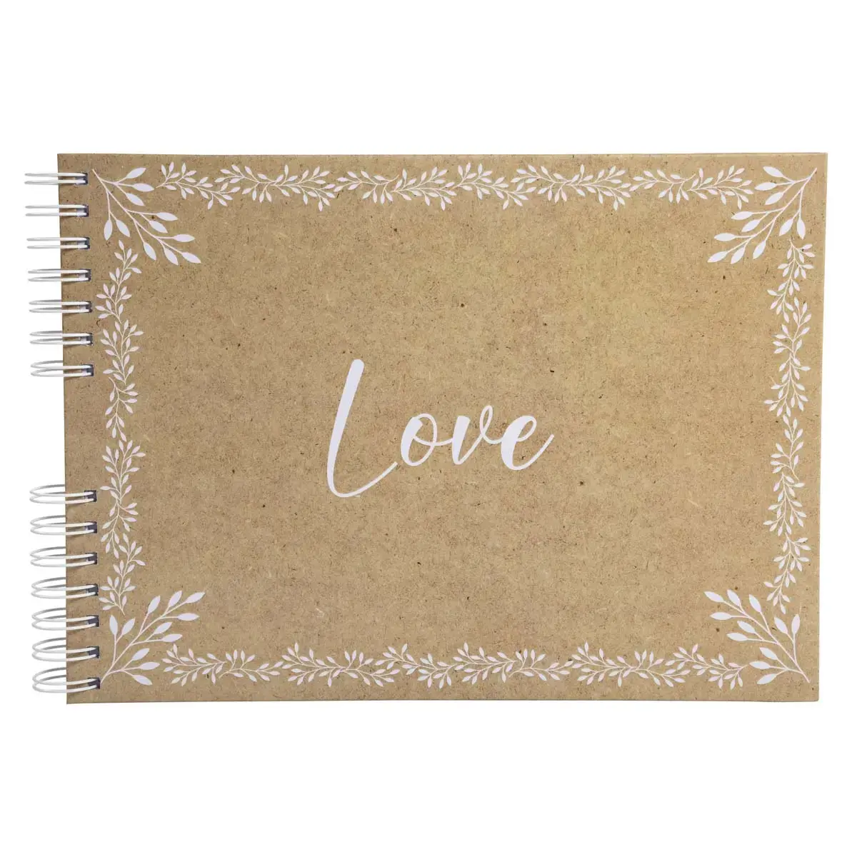 Alb. spiraal 50p wit 32x22cm KRAFT 