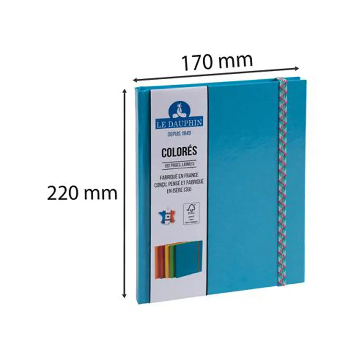 REG IDERAMA 220x170 192P BLAUWE LIJN FSC®