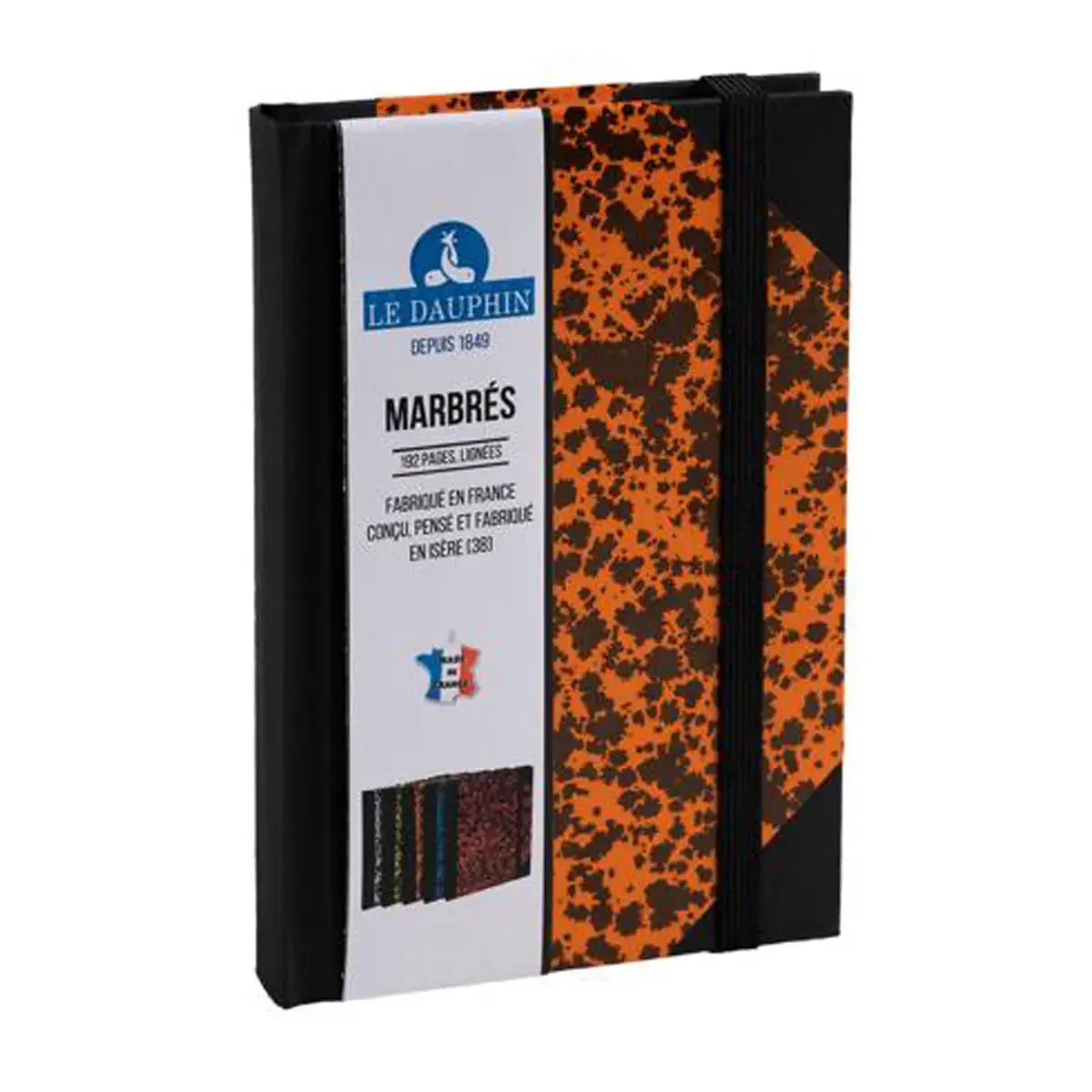 REG MARBRE 170x110. 192P LIJN ORANJE