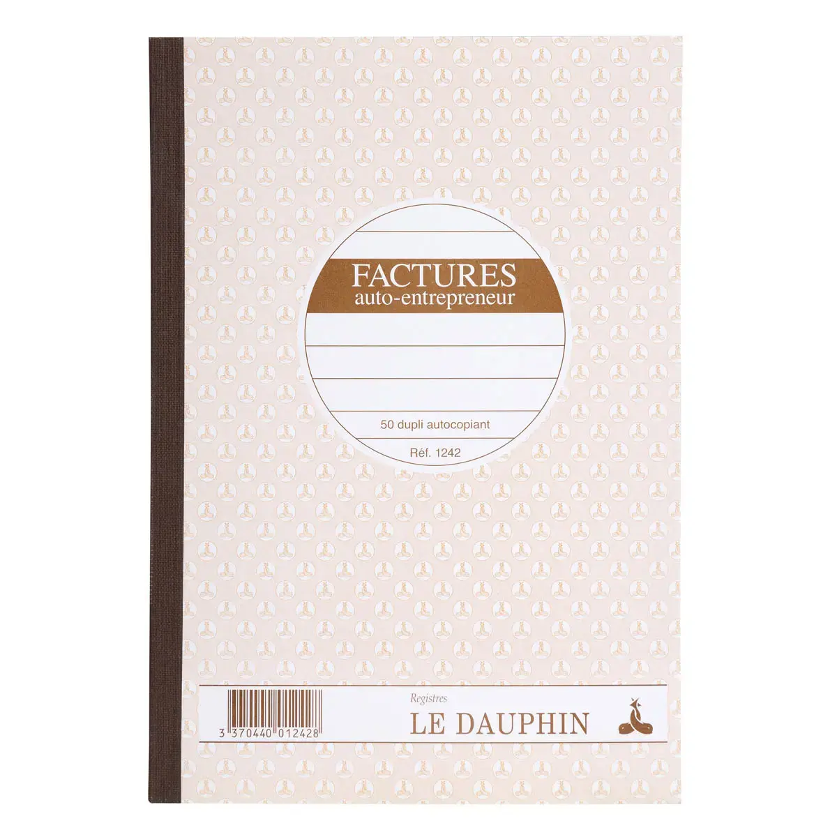 Zelfkopiërend facturenboekje voor zelfstandige - A5 - 50 vellen in duplicaat - Le Dauphin