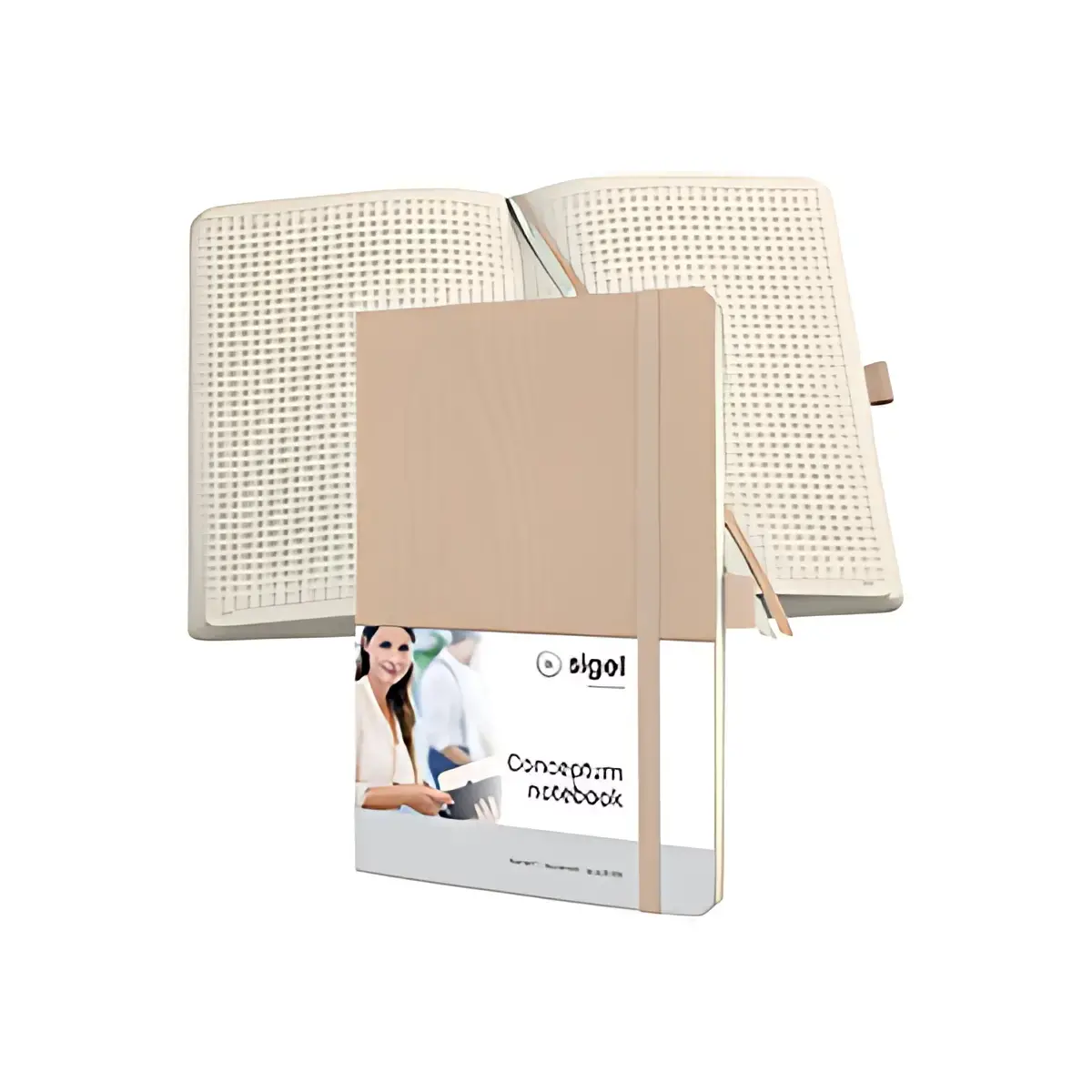 sigel Notitieboek Conceptum, A5, gelijnd, rood