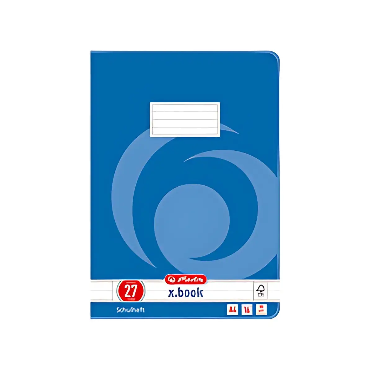 Cahier x.book - A4 - lijntje 22 / geruit - Herlitz 