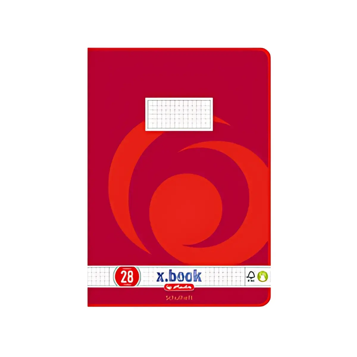Cahier x.book - A4 - lijntje 22 / geruit - Herlitz 