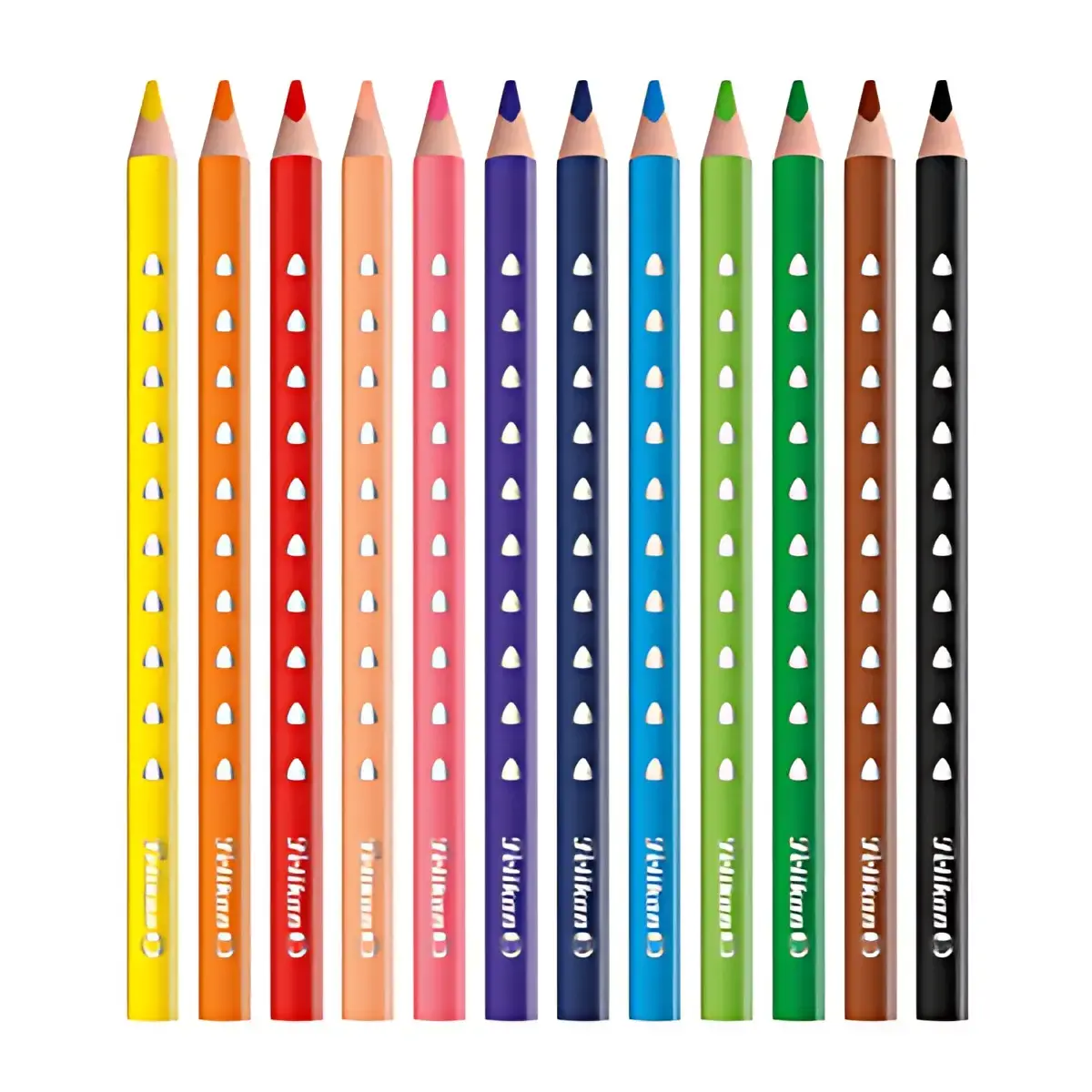 Pelikan Driehoekige kleurpotlood SILVERINO dik, etui 