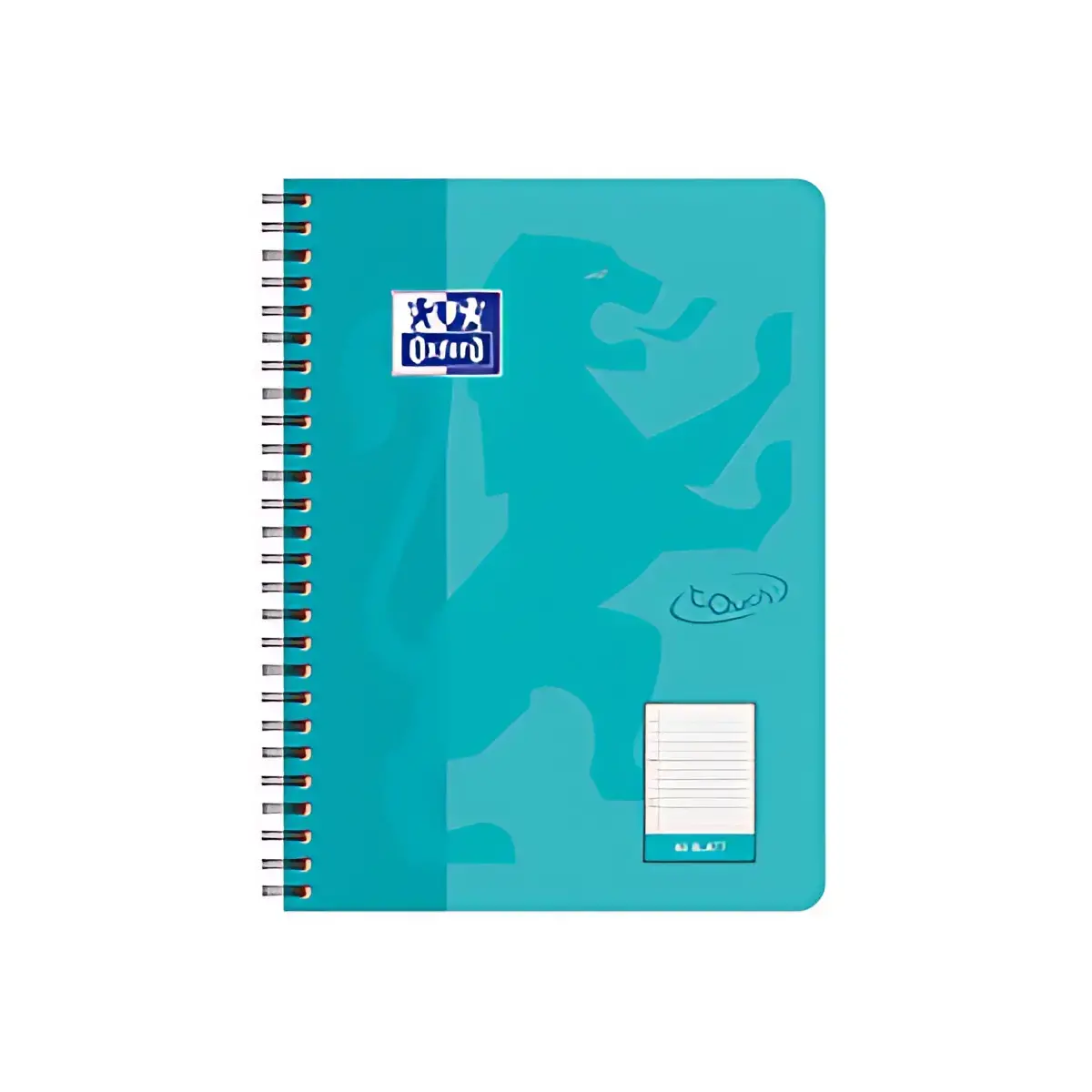 Gelijnd schrift - B5 - 160 pagina's - Aqua blauw - Oxford 