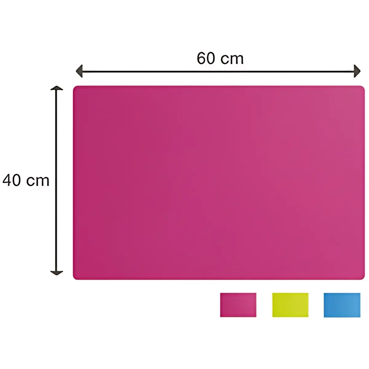 PAGNA Bureauonderlegger Trend, 600 x 400 mm, assorti kleuren
