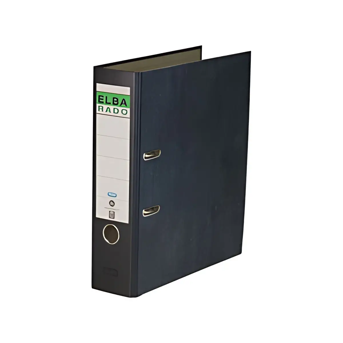 20 ELBA rado ordners met gemarmerd papier, rugbreedte: 80 mm, zwart