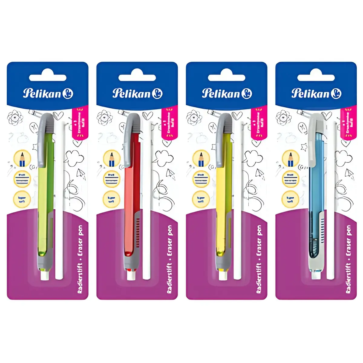 Pelikan vulpotlood geleverd met een reservegum,