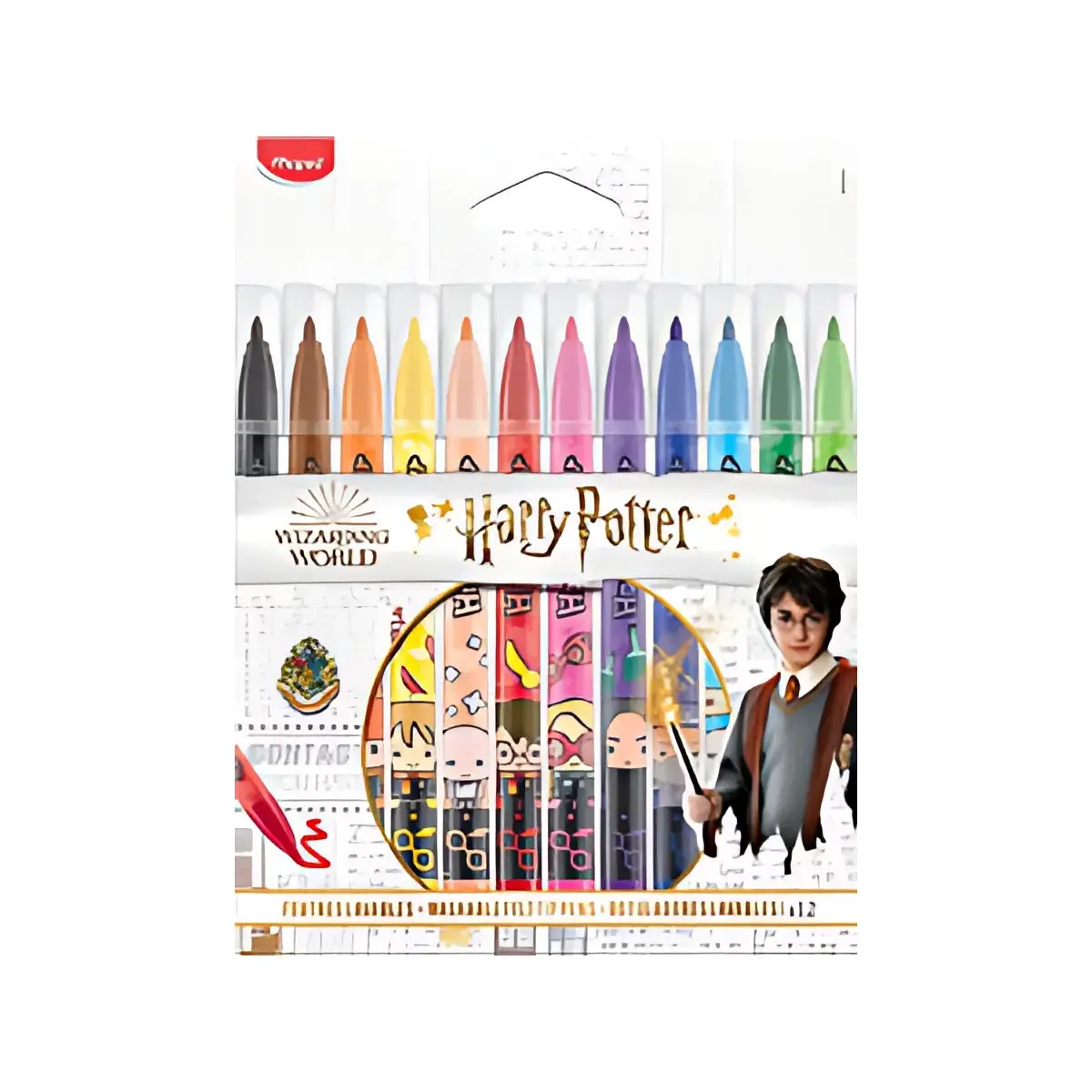 MAPED Viltstift HARRY POTTER, kartonnen etui van 12