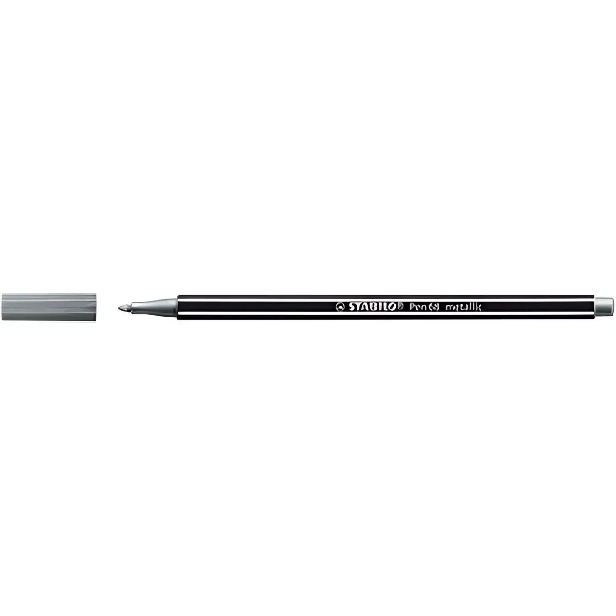 STABILO Viltstift Pen 68 metallic, zilver