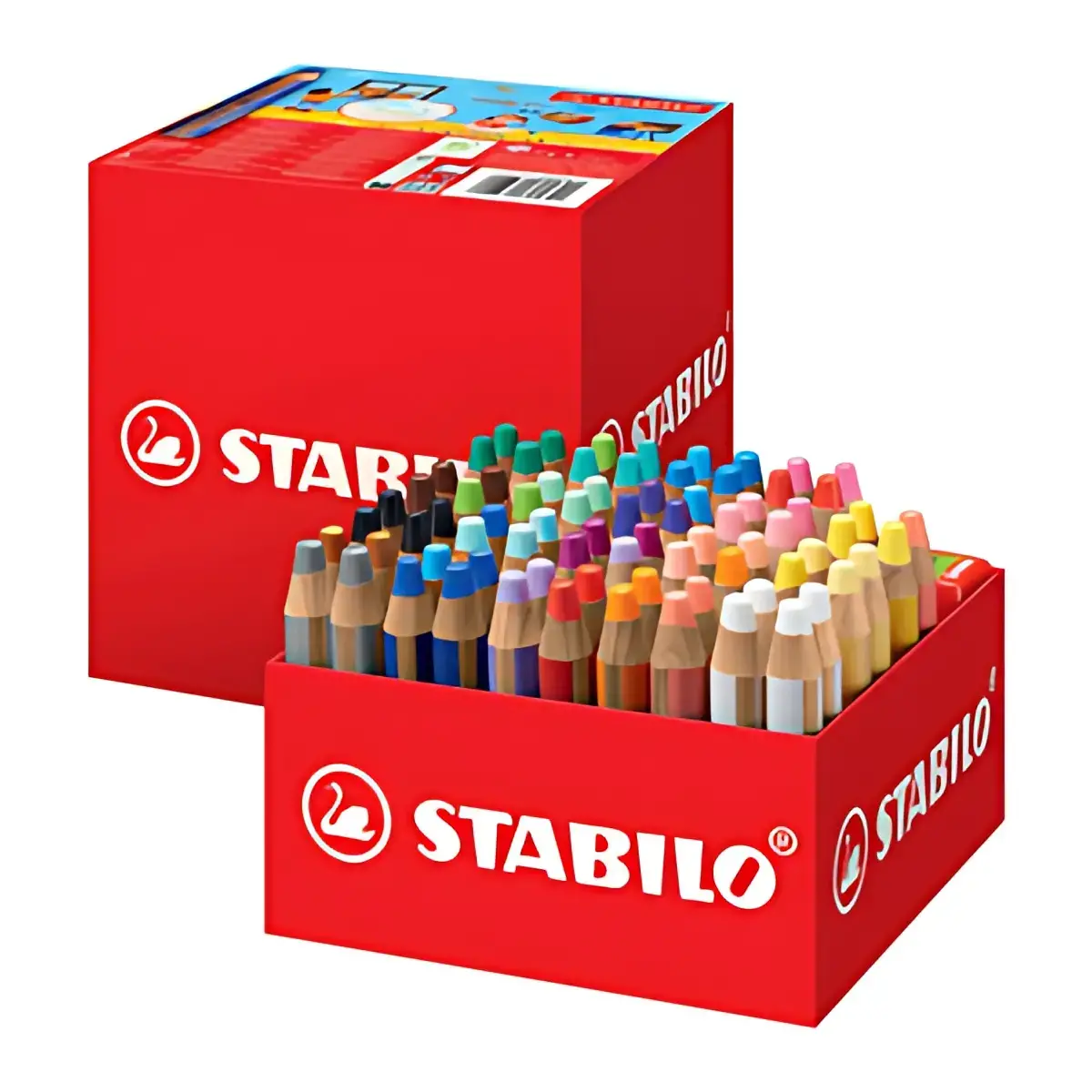Multitalent Woody 3-in-1 potlood - schoolpakket van 76 - Stabilo