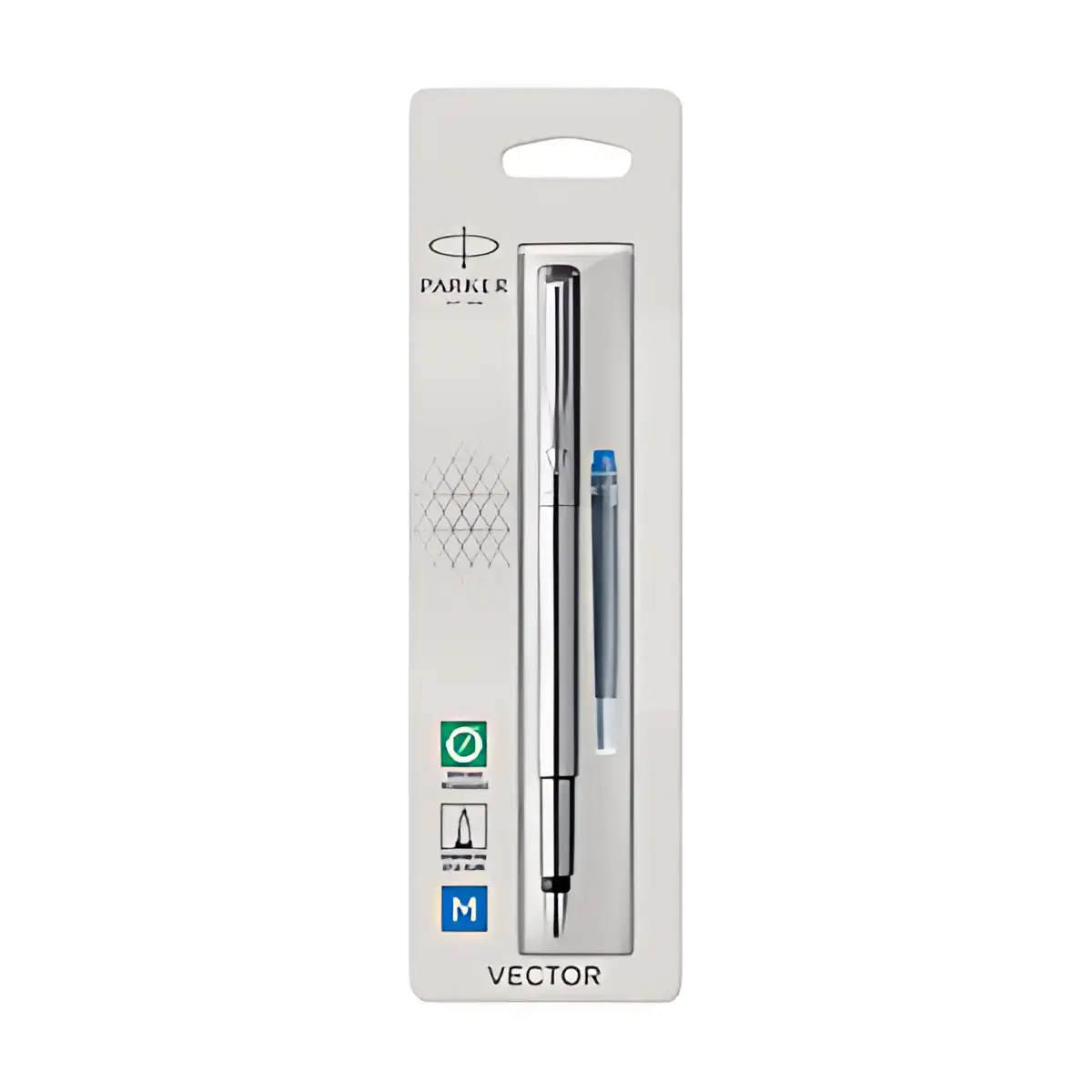 PARKER Vulpen VECTOR, penpuntmaat: M, zwart