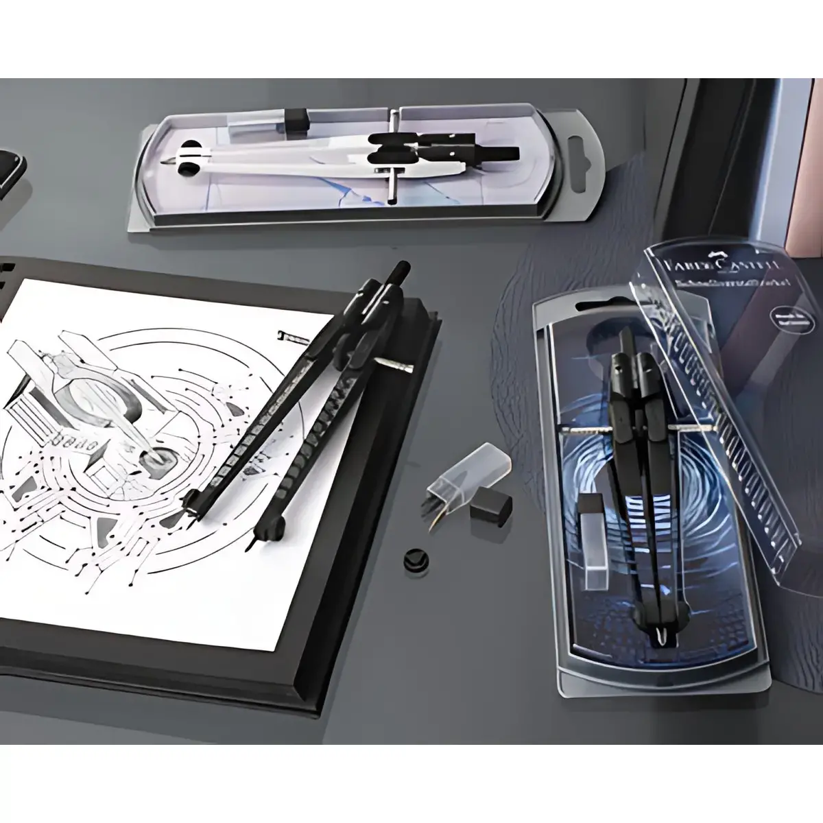 Snelle instelbare passer TREND SHINY TWIST - Faber-Castell 