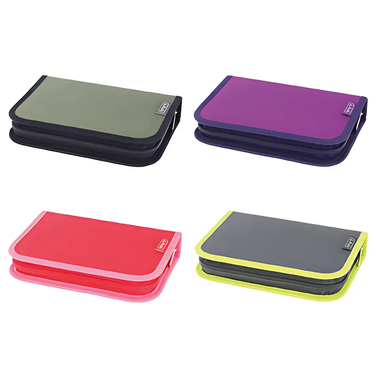4 Etuis voor school - 25 stuks - assorti kleuren - Herlitz
