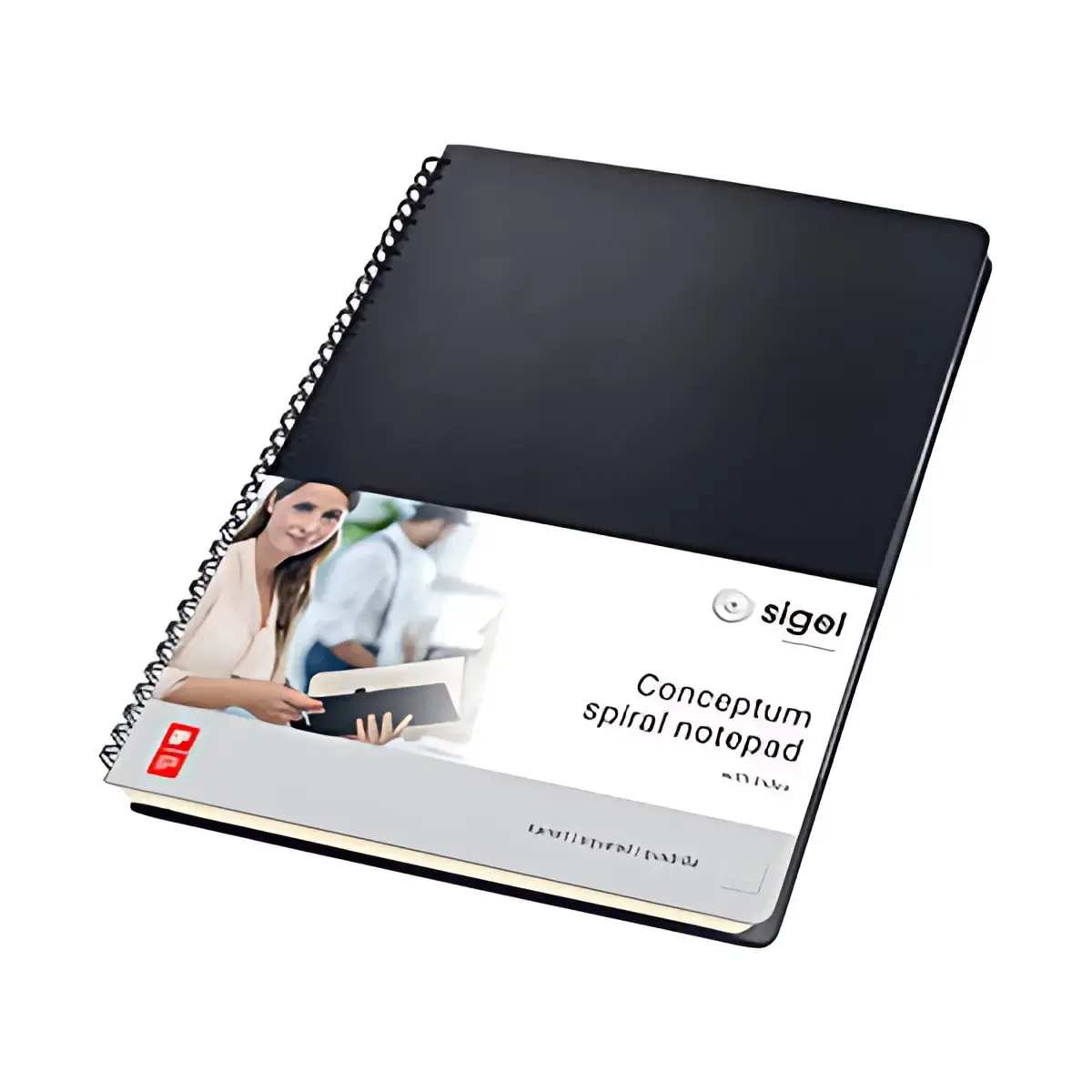 sigel Conceptum spiraalnotitieboek met index, A4, geruit