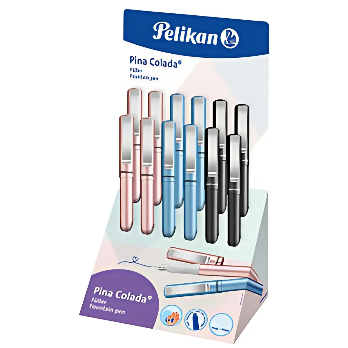 Pelikan Vulpen Pina Colada, display van 12