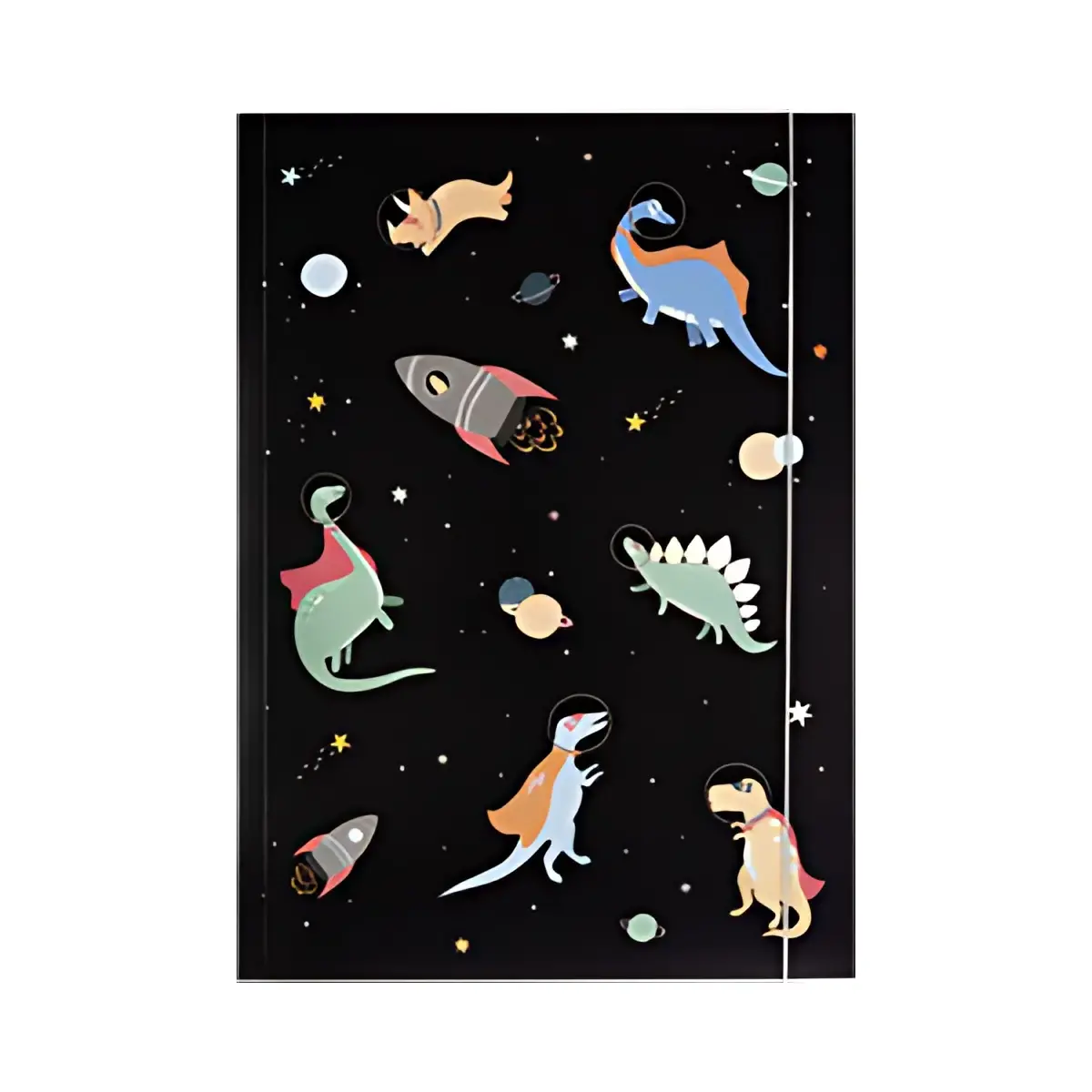 folia Opbergmap voor tekeningen HOTFOIL 'Space Dinos'