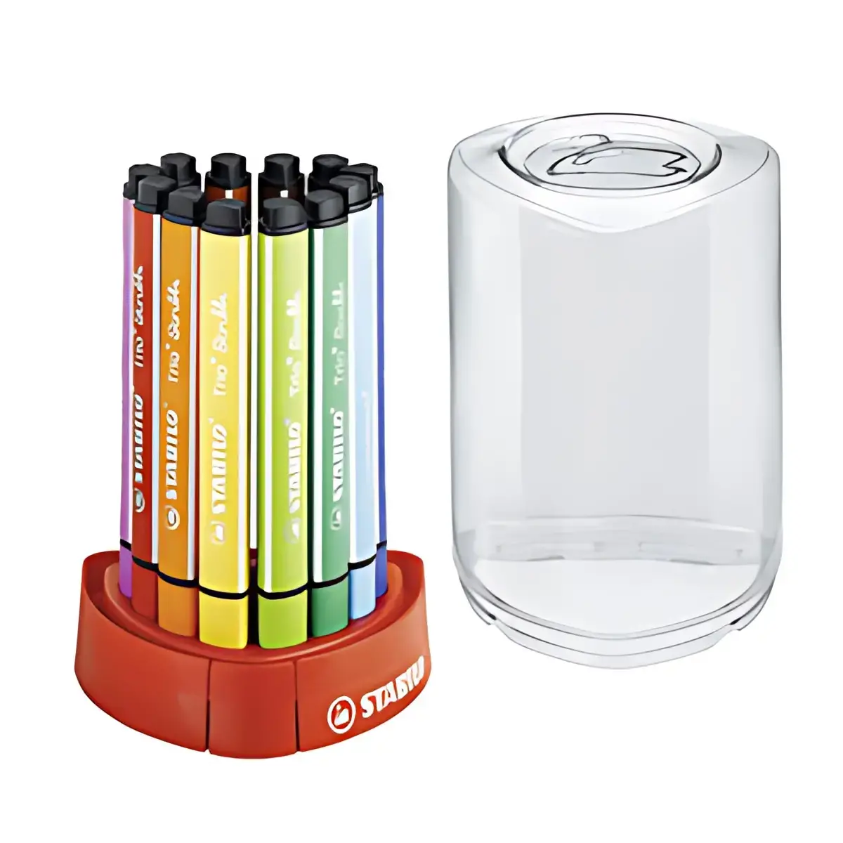 STABILO Viltstift Trio Scribbi, bureau set van 12