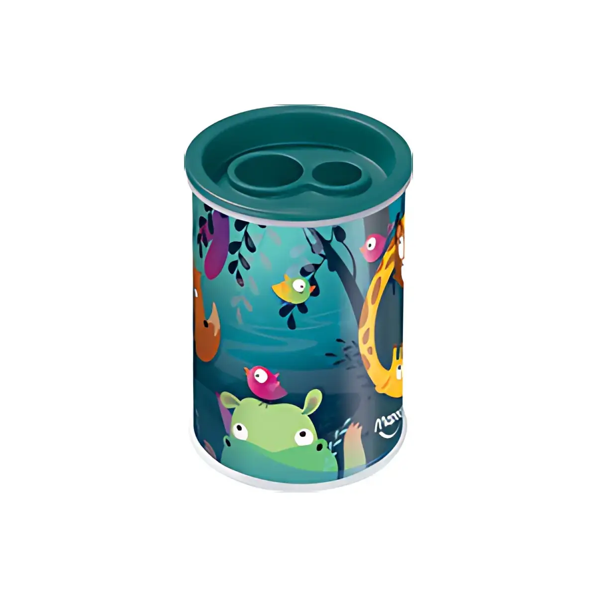 MAPED Puntenslijper 2 gaten JUNGLE fever, metaal, blisterverpakking 